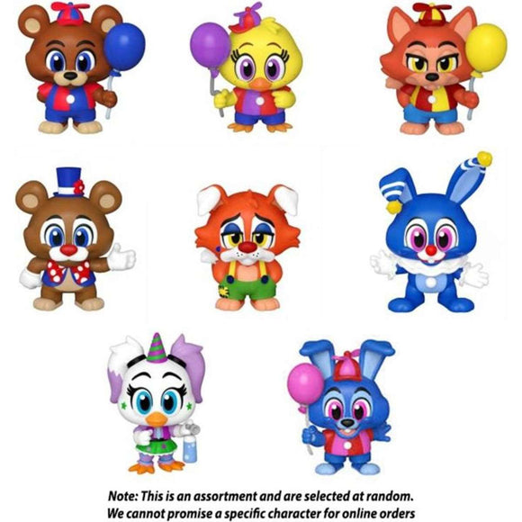 FIVE NIGHTS AT FREDDYS 68717 BALLOON MINI FIGURES (ONE SUPPLIED AT RANDOM)