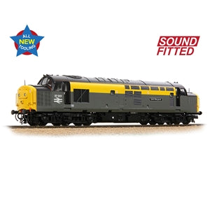 BACHMANN  35-308SF Sound Fitted  Class 37/0 Centre Headcode 37201 'St. Margaret' BR Eng. Grey & Yellow