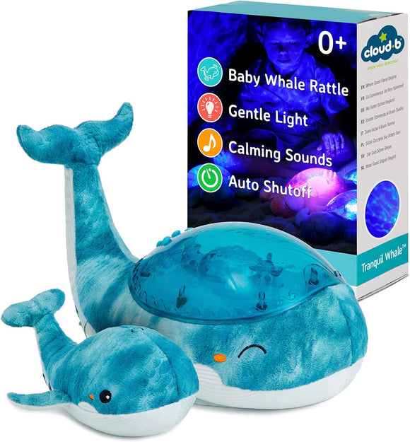 CLOUD B 7901-WB TRANQUIL WHALE BLUE FAMILY NIGHT LIGHT