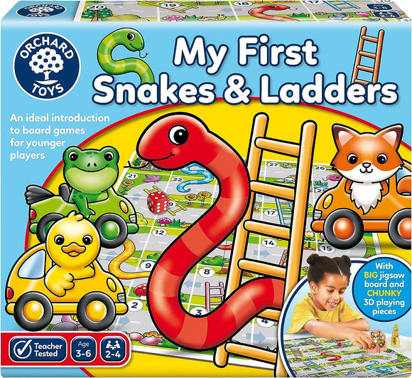 ORCHARD TOYS 120 MY FIRST SNAKES & LADDERS GAME
