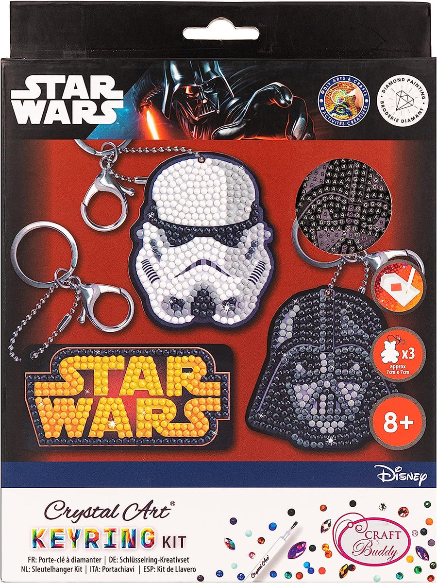 Star Wars Darth Vader - Crystal Art Buddy Kit