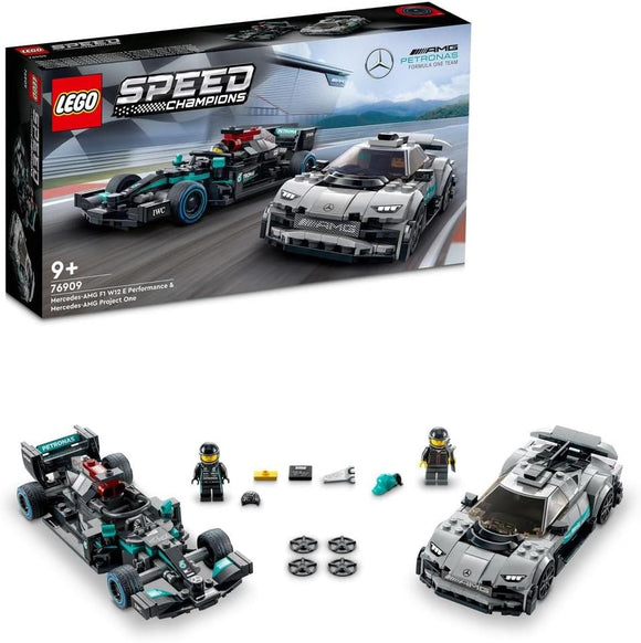 LEGO SPEED CHAMPIONS 76909 MERCEDES-AMG F1 W12 E PERFORMANCE & PROJECT ONE