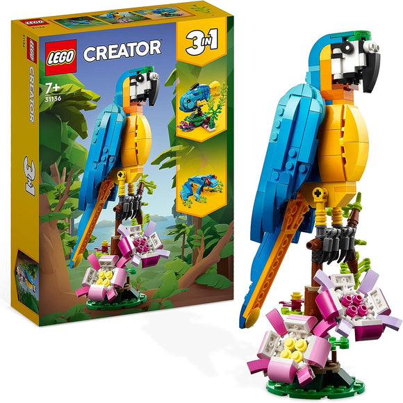 LEGO 31136 CREATOR 3 IN 1 EXOTIC PARROT