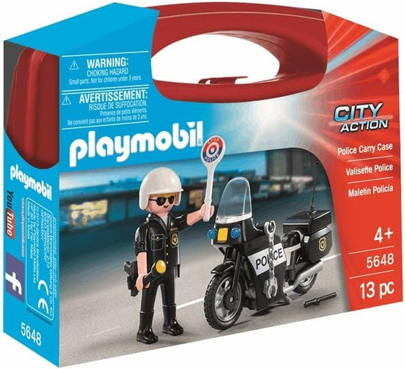 PLAYMOBIL 5648 CITY ACTION POLICE CARRY CASE