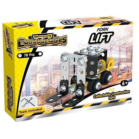 CONSTRUCT IT 10328 FORK LIFT MINITURE CONSTRUCTABLES KIT