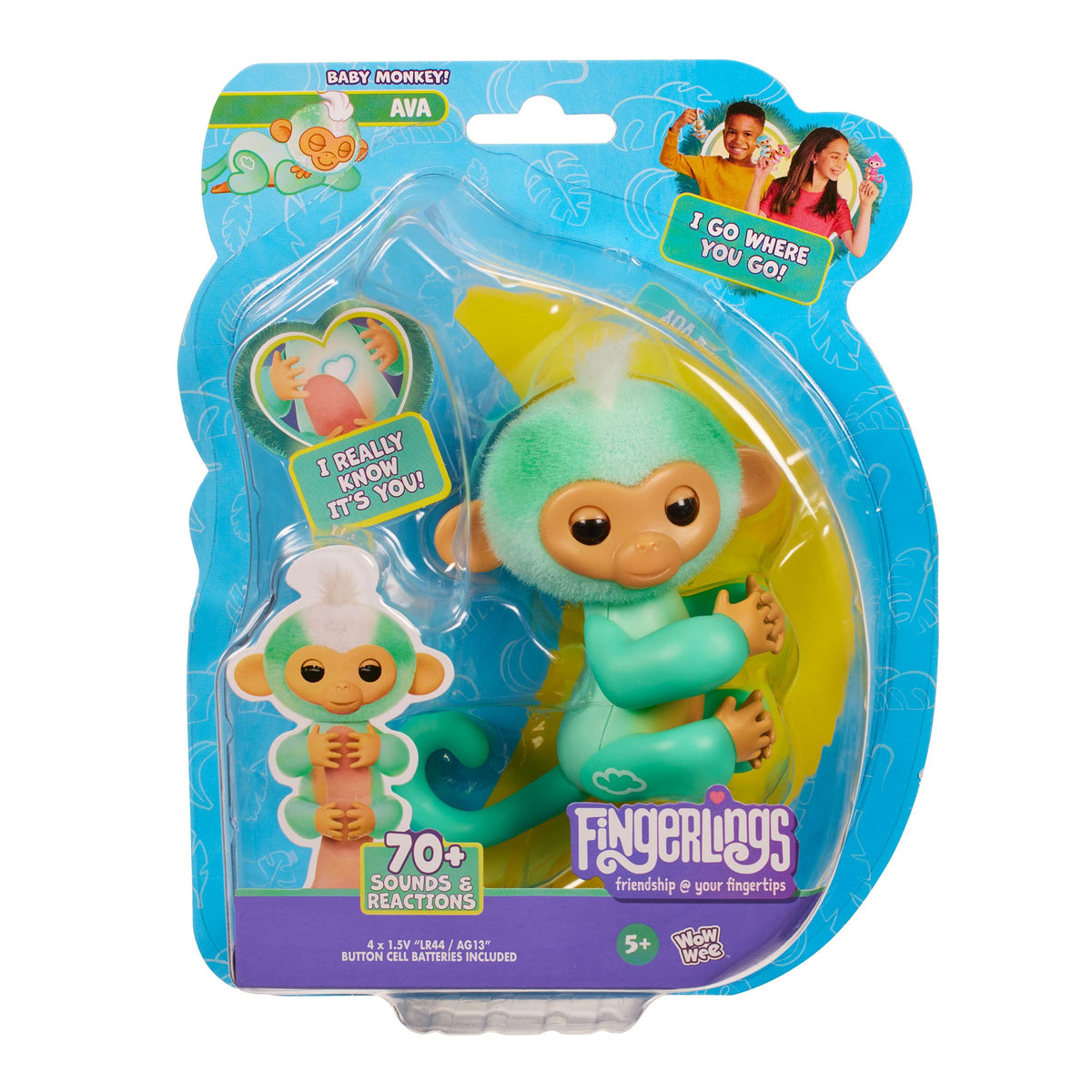 Wowwee Amelia Fingerling WowWee FINGERLINGS Glitter Monkey