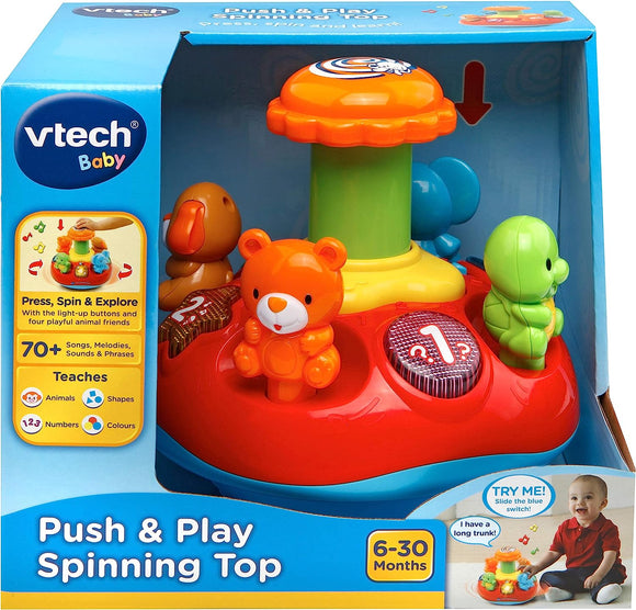 VTECH 186303 BABY PUSH & PLAY SPINNING TOP