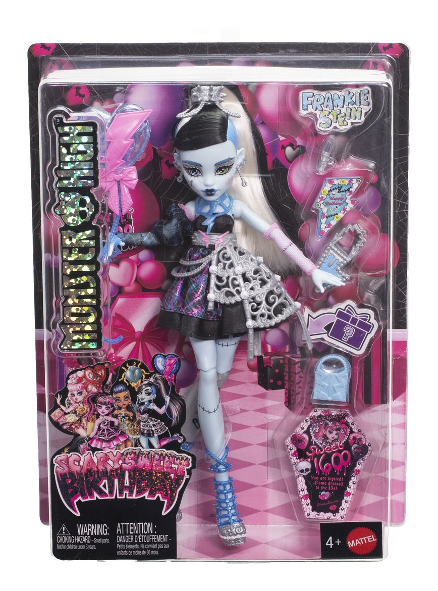 MONSTER HIGH JBG75 FRANKIE STEIN SCARY SWEET BIRTHDAY DOLL
