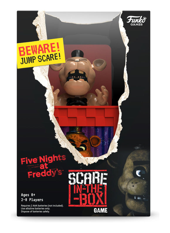 FIVE NIGHTS AT FREDDYS SCARE IN THE BOX GAME