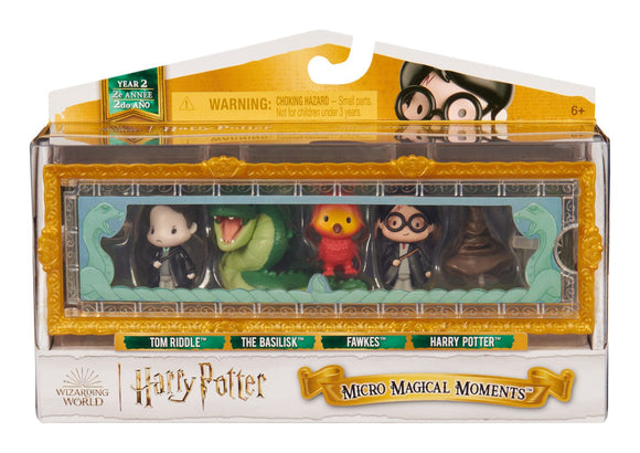 WIZARDING WORLD MAGICAL MICRO MAGICAL MOMENTS YEAR 2 COLLECTIBLE CHAMBER SCENE