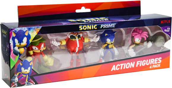 SONIC PRIME PM6040B ACTION FIGURE 4 PACK ARTICULATED FIGURES