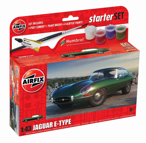 AIRFIX A55009 Starter Set - Jaguar E-Type  1/43  KIT