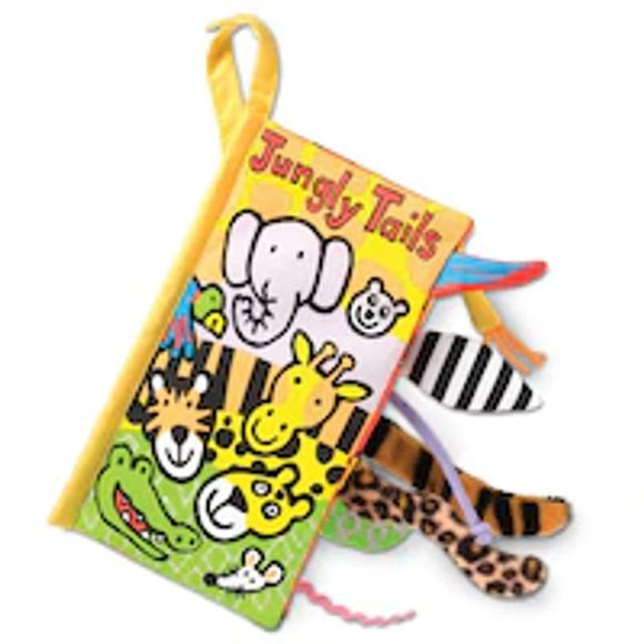 JELLYCAT BN444J JUNGLY TAILS SOFT BOOK