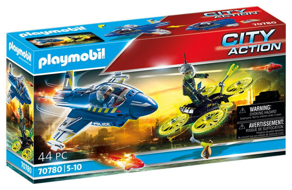 PLAYMOBIL 70780 CITY ACTION POLICE JET WITH DRONE