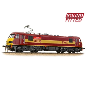 BACHMANN 32-619SF CLASS 90 90030 EWS CREWE LOCOMOTIVE WORKS  SOUND FITTED)