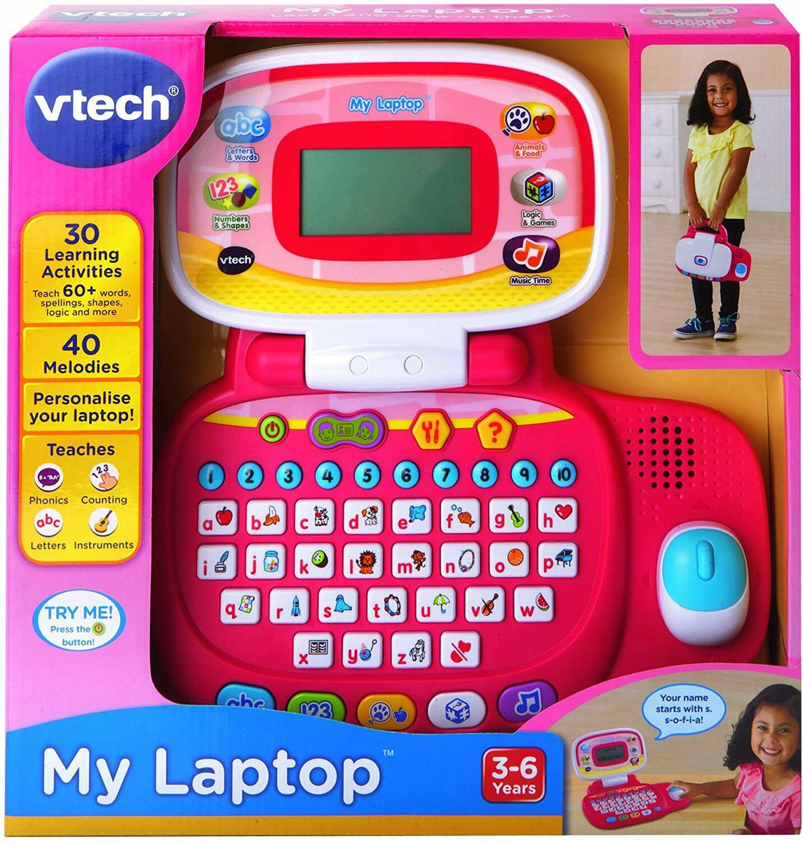 vtech my laptop pink