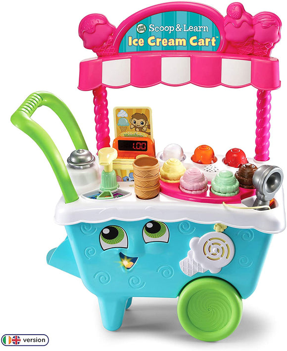 LEAPFROG 600703 SCOOP AND LEARN ICE CREAM CART