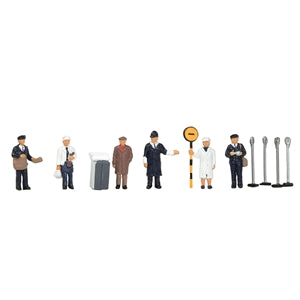BACHMANN 36-416 1960/70S URBAN WORKERS OO SCALE FIGURES