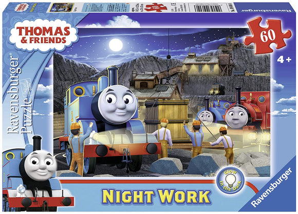RAVENSBURGER 9604 THOMAS AND FRIENDS NIGHT WORK 60 PIECE PUZZLE