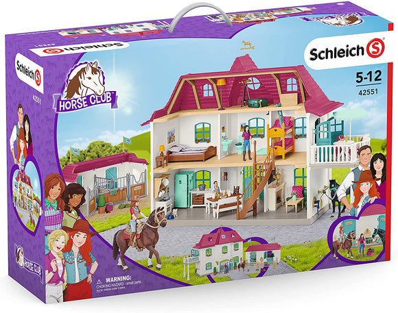 SCHLEICH 42551 HORSE CLUB LAKESIDE COUNTRY HOUSE AND STABLES