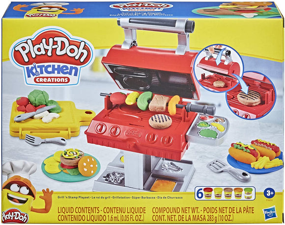 PLAYDOH F0652 KITCHEN CREATIONS GRILL N STAMP PLAYSET