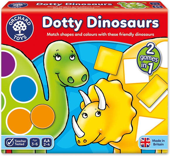 ORCHARD TOYS 062 DOTTY DINOSAURS GAME