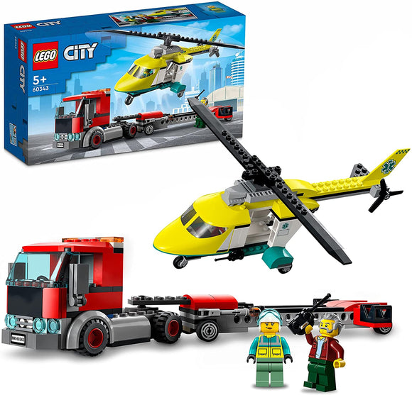 LEGO 60343 CITY RESCUE HELICOPTER TRANSPORT