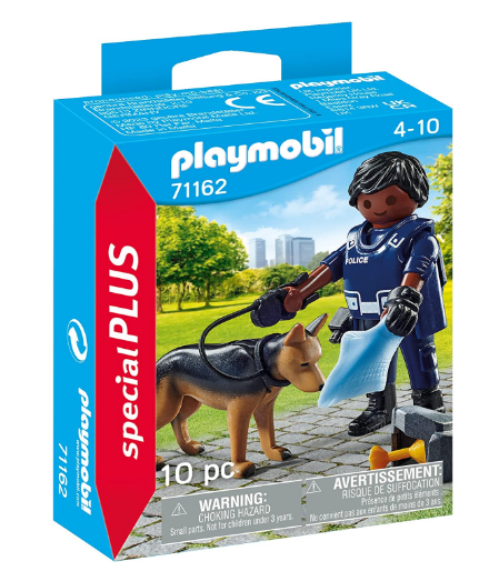 PLAYMOBIL 71162 SPECIAL PLUS POLICEMAN WITH DOG