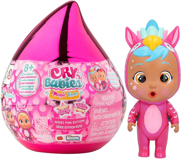 CRY BABIES 81550 MAGIC TEARS PINK EDITION SURPRISE COLLECTIBLE DOLL
