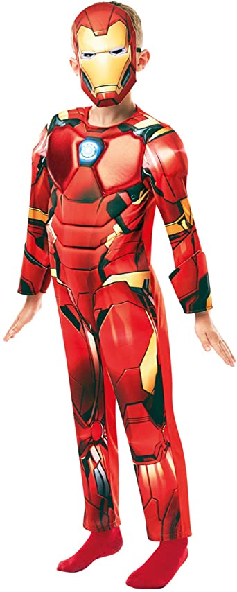 RUBIES 640830 IRON MAN DELUXE DRESSING UP (AGE 7-8)