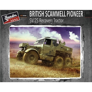 THUNDER MODEL 35201  BRITISH SCAMMELL PIONEER  SV/2S RECOVERY TRACTOR 1/35 SCALE