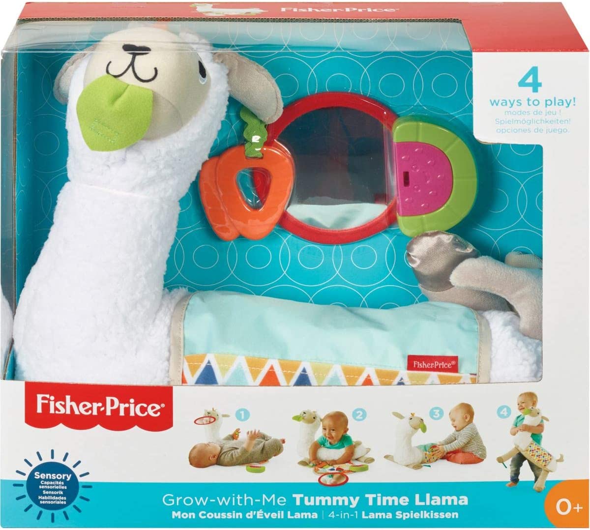 Fisher-Price - Grow-With-Me Tummy Time Llama