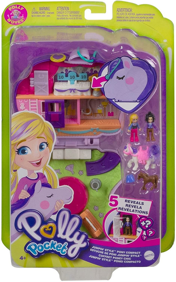 POLLY POCKET FRY35 JUMPING STYLE PONY COMPACT