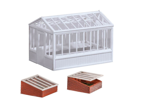 PECO WILLS KITS SS20 GREENHOUSE AND COLD FRAME 00 GAUGE