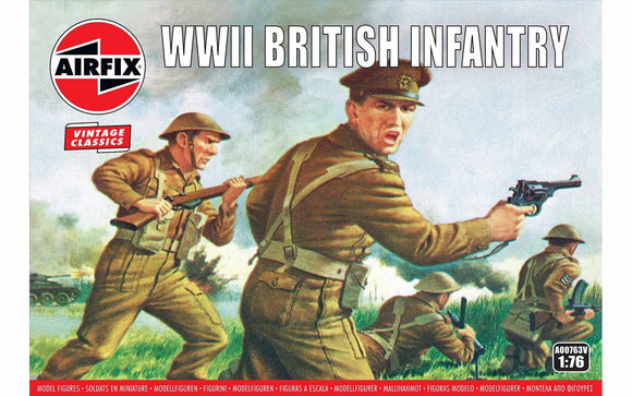 Airfix A00763V WWII British Infantry N. Europe 1:76 Scale