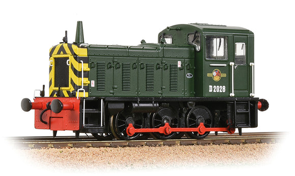 Bachmann Locomotive 31-361B Class 03 D2028 BR Green wasp Stripes