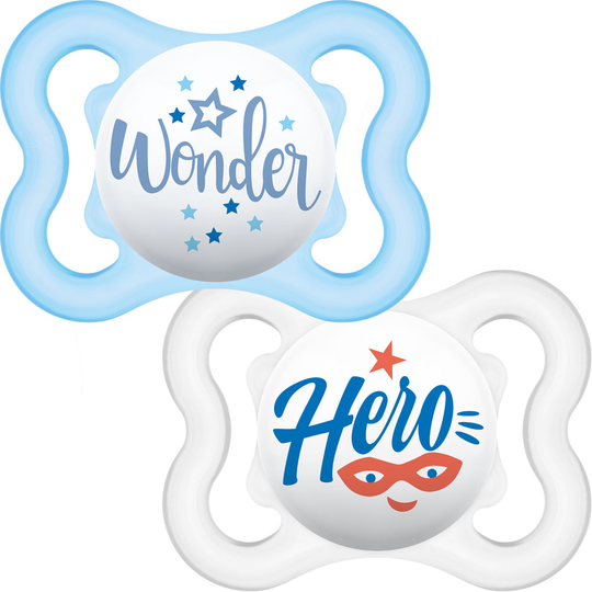 MAM Air Soother 2 pack 0m+Blue Hero