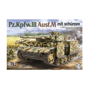 Takom  8002 PzKpfw III Ausf M mit schürzen Blitz  1/35TH SCALE