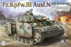 Takom  8005 PzKpfw III Ausf N mit Schürzen Blitz  1/35TH SCALE