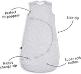 Snuz Pouch sleeping bag  0-6 months White Spot 2.5tog