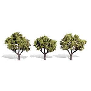 WOODLAND SCENICS TR3506 EARLY LIGHT TREES 3 PACK  3 in - 4 in