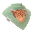 ZIGGLE FUN0309 BANDANA DRIBBLE BIB HIGHLAND COW 0 - 3 YEARS