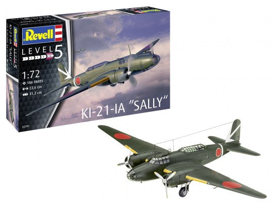 REVELL 03797 KI-21-lA Sally  KIT 1:72 SCALE