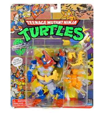 TEENAGE MUTANT NINJA TURTLES 81015 RETRO WINGNUT & SCREWLOOSE FIGURE