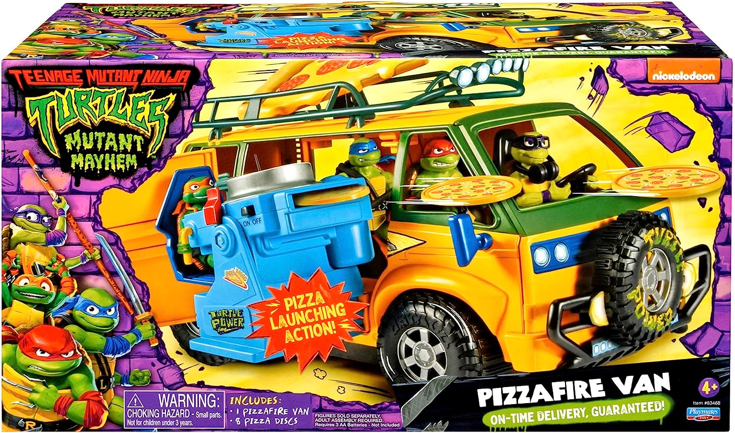 TEENAGE MUTANT NINJA TURTLES 83468 PIZZA FIRE VAN