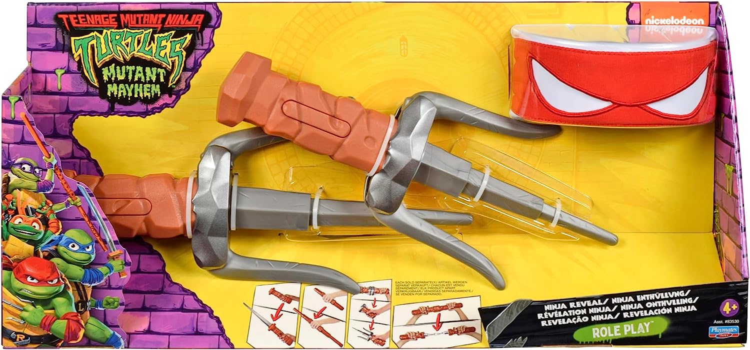 TEENAGE MUTANT NINJA TURTLES 83534 RAPHAEL NINJA REVEAL ROLE PLAY SET