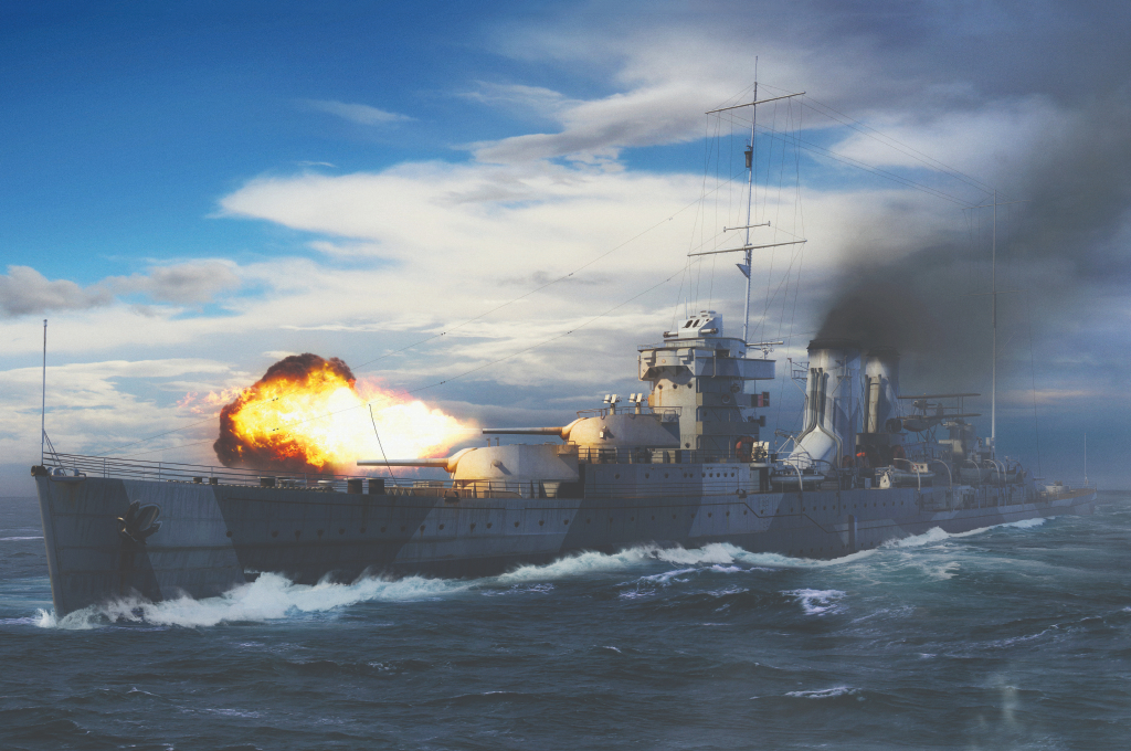 TRUMPETER  06745 HMS YORK KIT 1/700 SCALE