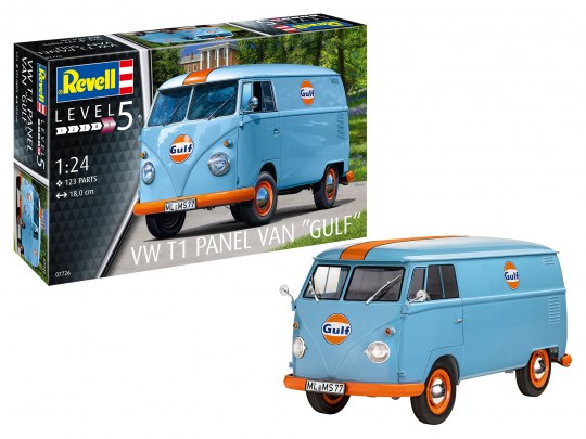 REVELL 07726 VW T1 PANEL VAN GULF 1:24 SCALE