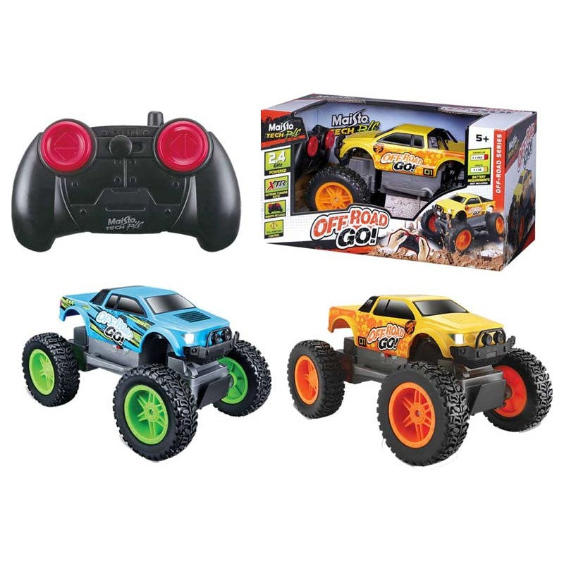 MAISTO 82759 TECH R/C ROCK CRAWLER OFF ROAD RADIO CONTROL CAR (ASSORTED COLOURS)