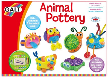 GALT 1005143 ANIMAL POTTERY CRAFT KIT